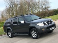 USED 2013 62 NISSAN NAVARA 2.5 DCI TEKNA 4X4 SHR DCB 188 BHP ** NO VAT * CANOPY + SAT NAV