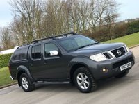 USED 2013 62 NISSAN NAVARA 2.5 DCI TEKNA 4X4 SHR DCB 188 BHP ** NO VAT * CANOPY + SAT NAV
