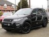 USED 2015 65 LAND ROVER DISCOVERY SPORT 2.0 TD4 HSE 5d 180 BHP Finished in SANTORINI BLACK METALLIC with contrasting EBONY HEATED LEATHER. This Discovery Sport is practical, incredible off road and a comfy SUV that has 7 Seats that will swallow your family and luggage. FEATURES include Panoramic Glass Roof, Electric Rear Boot, Heated Leather, Sat Nav, 19" ALLOYS, Reversing Camera, Park sensors, Side Steps and much more. Dealer Serviced at 12647 miles and at 51500 miles on 9/6/2020.