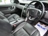 USED 2015 65 LAND ROVER DISCOVERY SPORT 2.0 TD4 HSE 5d 180 BHP Finished in SANTORINI BLACK METALLIC with contrasting EBONY HEATED LEATHER. This Discovery Sport is practical, incredible off road and a comfy SUV that has 7 Seats that will swallow your family and luggage. FEATURES include Panoramic Glass Roof, Electric Rear Boot, Heated Leather, Sat Nav, 19" ALLOYS, Reversing Camera, Park sensors, Side Steps and much more. Dealer Serviced at 12647 miles and at 51500 miles on 9/6/2020.