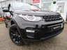 USED 2015 65 LAND ROVER DISCOVERY SPORT 2.0 TD4 HSE 5d 180 BHP Finished in SANTORINI BLACK METALLIC with contrasting EBONY HEATED LEATHER. This Discovery Sport is practical, incredible off road and a comfy SUV that has 7 Seats that will swallow your family and luggage. FEATURES include Panoramic Glass Roof, Electric Rear Boot, Heated Leather, Sat Nav, 19" ALLOYS, Reversing Camera, Park sensors, Side Steps and much more. Dealer Serviced at 12647 miles and at 51500 miles on 9/6/2020.
