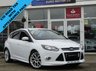 USED 2014 14 FORD FOCUS 1.0 ZETEC S S/S 5d 124 BHP Finished in FROZEN WHITE METALLIC with contrasting Grey Cloth Sports trim. This is a modern day peoples car. It is a reliable, practical and affordable vehicle that is liked by everyone. Great features which include Appearance Pack, Tinted windows, 18" Alloys, DAB radio, Heated Front Screen, Rear Parking Sensors, Front Fogs, Air Con and much more. Dealer serviced at 11017 miles, 17967 miles, 25697 miles, 28956 miles, 33639 miles and recently at 35777 miles. 12 Months MOT.