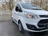 USED 2016 66 FORD TRANSIT CUSTOM 2.0 290 TREND LR P/V 129 BHP 3/SEATER+PLYLINED+P/SENSOR+AUX