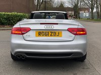 USED 2011 61 AUDI A5 CABRIOLET 2.0 TDI S LINE 2d 168 BHP 