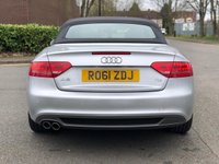 USED 2011 61 AUDI A5 CABRIOLET 2.0 TDI S LINE 2d 168 BHP 