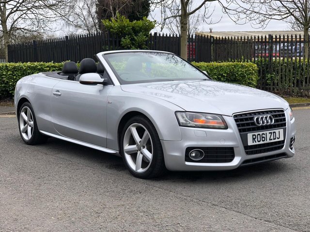 2011 61 Audi A5 Cabriolet 2.0 TDI S LINE 2d 168 BHP
