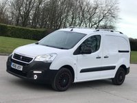 USED 2016 16 PEUGEOT PARTNER 1.6 BLUE HDI PROFESSIONAL L1 100 BHP PART HISTORY *** NO VAT ** NO VAT