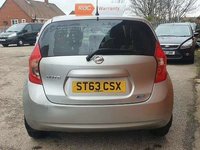 USED 2013 63 NISSAN NOTE 1.2 ACENTA 5d 80 BHP 