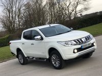 USED 2015 65 MITSUBISHI L200 2.4 DI-D 4X4 WARRIOR DCB 178 BHP ** NO VAT ** LEATHER + SAT NAV
