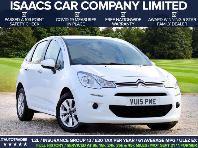 2015 15 CITROEN C3 1.2 VTR PLUS 5d 80 BHP