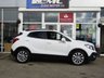 USED 2016 65 VAUXHALL MOKKA 1.4 SE 5d 138 BHP Finished in SUMMIT WHITE with contrasting BLACK/GREY HEATED LEATHER TRIM. This is one of the most popular in the compact SUV market together with its premium package, its a must have family suv. Features also include Full Heated Leather, 18" Alloys, DAB radio, B/Tooth, Cruise Control, Power Folding Mirrors, Park Sensors and much more. Dealer serviced at 2755 miles, 5289 miles, 7600 miles and at 9016 miles. MOT DUE 3/12/2021.