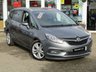 USED 2017 17 VAUXHALL ZAFIRA TOURER 1.4 SRI 5d 138 BHP Finished in SATIN STEEL GREY MET with contrasting GREY trim. The Zafira Tourer should definitely be on your shopping list if you are in the market for a good-looking MPV that drives well. The interior is pleasant, the Flexable 7 seating option is a bonus for families and trips away. Features include, DAB radio, Front and Rear Park Sensors, B/Tooth, Cruise Control and much more. Evans Halshaw Vauxhall Dealer serviced at 7131 miles, 13893 miles and at 20489 miles. MOT due 3/3/2022.