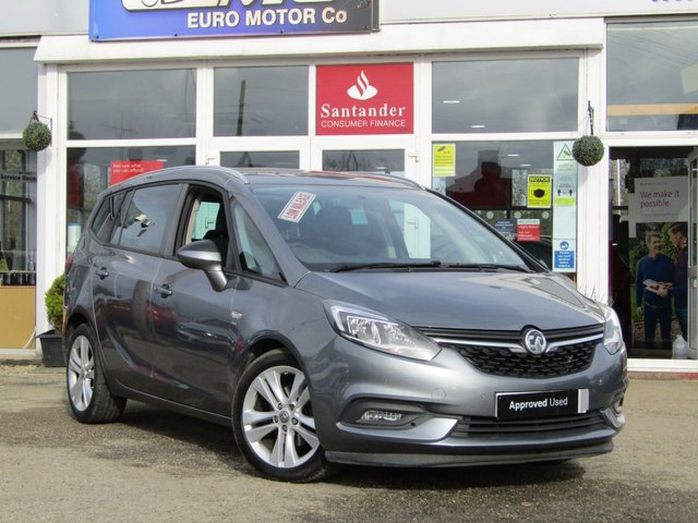 2017 17 Vauxhall Zafira Tourer 1.4 SRI 5d 138 BHP