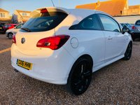 USED 2016 16 VAUXHALL CORSA 1.4 LIMITED EDITION ECOFLEX 3d 74 BHP FSH - Stunning White and Contrasting Black Alloys