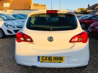 USED 2016 16 VAUXHALL CORSA 1.4 LIMITED EDITION ECOFLEX 3d 74 BHP FSH - Stunning White and Contrasting Black Alloys