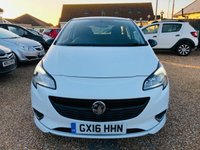 USED 2016 16 VAUXHALL CORSA 1.4 LIMITED EDITION ECOFLEX 3d 74 BHP FSH - Stunning White and Contrasting Black Alloys