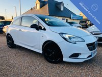 USED 2016 16 VAUXHALL CORSA 1.4 LIMITED EDITION ECOFLEX 3d 74 BHP FSH - Stunning White and Contrasting Black Alloys