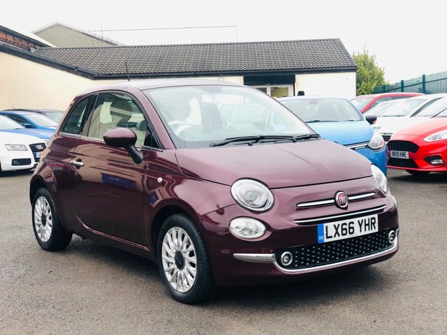 2016 66 Fiat 500 1.2 LOUNGE 3d 69 BHP