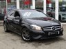 USED 2014 14 MERCEDES-BENZ A-CLASS 1.8 A200 CDI BLUEEFFICIENCY SPORT 5d 136 BHP Finished in COSMOS BLACK METALLIC with contrasting Dark Grey Part Leather Sports Trim. This A class certainly looks smart, with its slim lights and smooth body panels. There's plenty of room in the front and the back which will suit the average family. Features include, &pound;30 Road tax, Part Leather, B/Tooth, Tinted windows, Alloys, Rear Park sensors and much more. Mercedes Dealer serviced at 15,000 miles, 32868 miles, 49035 miles, 59773 miles, 71737 miles, 81077 miles and at 105872 miles.