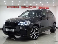 USED 2014 64 BMW X5 3.0 XDRIVE30D (255 BHP) M SPORT AUTO..NAV..PANORAMIC SUNROOF..E/M/HEATED COMFORT SPORT SEATS..SURROUND CAMERAS..LEDS..20 S..PRIVACY..MEDIA PANROOF+SURROUND CAMS+XENON+LEATHER+NAV+CRUISE+H K