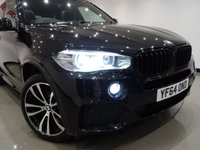 USED 2014 64 BMW X5 3.0 XDRIVE30D (255 BHP) M SPORT AUTO..NAV..PANORAMIC SUNROOF..E/M/HEATED COMFORT SPORT SEATS..SURROUND CAMERAS..LEDS..20 S..PRIVACY..MEDIA PANROOF+SURROUND CAMS+XENON+LEATHER+NAV+CRUISE+H K