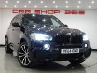 USED 2014 64 BMW X5 3.0 XDRIVE30D (255 BHP) M SPORT AUTO..NAV..PANORAMIC SUNROOF..E/M/HEATED COMFORT SPORT SEATS..SURROUND CAMERAS..LEDS..20 S..PRIVACY..MEDIA PANROOF+SURROUND CAMS+XENON+LEATHER+NAV+CRUISE+H K