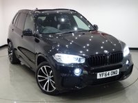 USED 2014 64 BMW X5 3.0 XDRIVE30D (255 BHP) M SPORT AUTO..NAV..PANORAMIC SUNROOF..E/M/HEATED COMFORT SPORT SEATS..SURROUND CAMERAS..LEDS..20 S..PRIVACY..MEDIA PANROOF+SURROUND CAMS+XENON+LEATHER+NAV+CRUISE+H K