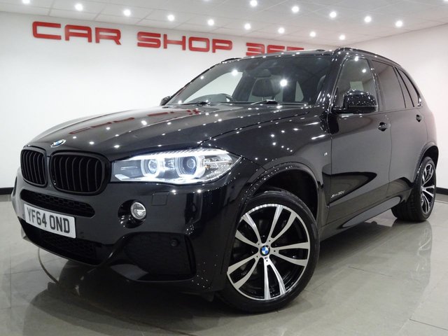 2014 64 BMW X5 3.0 XDRIVE30D (255 BHP) M SPORT AUTO..NAV..PANORAMIC SUNROOF..E/M/HEATED COMFORT SPORT SEATS..SURROUND CAMERAS..LEDS..20 S..PRIVACY..MEDIA