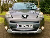 USED 2012 12 PEUGEOT PARTNER 1.6 TEPEE S HDI 5d 92 BHP ONLY 60,000 MILES//X8 PEUGEOT/SPECIALIST SERVICE STAMPS GREAT CONDITION INSIDE AND OUT////WILL COME WITH 12 MONTHS MOT