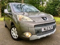 USED 2012 12 PEUGEOT PARTNER 1.6 TEPEE S HDI 5d 92 BHP ONLY 60,000 MILES//X8 PEUGEOT/SPECIALIST SERVICE STAMPS GREAT CONDITION INSIDE AND OUT////WILL COME WITH 12 MONTHS MOT