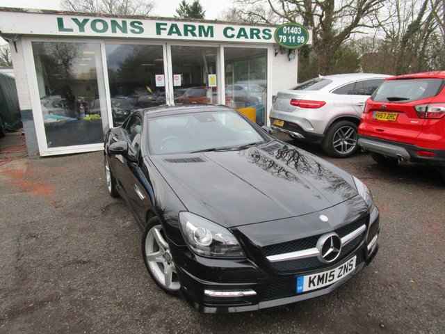 2015 15 Mercedes-Benz Slk 3.5 SLK350 BLUEEFFICIENCY AMG SPORT 7G- TRONIC 2d 306 BHP CONVERTIBLE AUTOMATIC *VERY RARE + &pound;1,700+ EXTRAS*