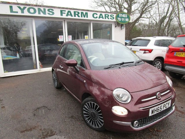 2016 65 Fiat 500 1.2 LOUNGE 3d 69 BHP NEW SHAPE