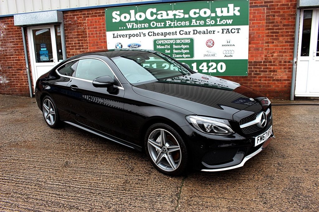 2018 67 MERCEDES-BENZ C-CLASS 2.1 C 220 D AMG LINE 2d AUTO 168 BHP