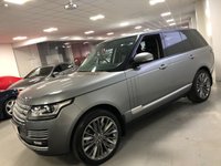 USED 2013 62 LAND ROVER RANGE ROVER 4.4 SDV8 AUTOBIOGRAPHY 5d 339 BHP * MASSIVE SPECIFICATION * NAVIGATION *22 INCH ALLOYS * MOT OCT 2021 * 2 KEYS * PRIVACY GLASS *