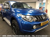 USED 2017 17 MITSUBISHI L200 2.4 DI-D 4WD BARBARIAN DCB 178 BHP FREE UK DELIVERY*VIDEO AVAILABLE* FINANCE ARRANGED* PART EX*HPI CLEAR