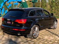 USED 2009 AUDI Q7 3.0 TDI QUATTRO S LINE 5d 240 BHP 2009 Q7 S-Line 3.0 TDi Quattro SUV Automatic 4x4 7-Seater 86,085 miles with history. Finished in Ocra Black Metallic with grey Alcantara/Leather interior and 19inch diamond cut alloys. '(GIL 3983) PLATE AVAILABLE BY SEPERATE NEGOTIATION'
