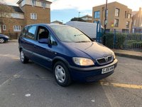 USED 2005 05 VAUXHALL ZAFIRA 1.8 DESIGN 16V 5d 124 BHP 