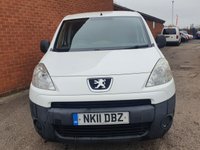 USED 2011 11 PEUGEOT PARTNER 1.6 HDI S L1 850 90 BHP 