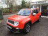 USED 2016 16 JEEP RENEGADE 2.0 MULTIJET LIMITED 4WD 5d 138 BHP FOUR WHEEL DRIVE *SKY ROOF* *Optional extra Sky Slider Fully Opening Electric Roof + Special Solid Omaha Orange* Very Low Mileage! Excellent Jeep Main Dealer Service History + Just Serviced, MOT until March 2022, Four Wheel Drive, Great fuel economy!
