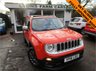 USED 2016 16 JEEP RENEGADE 2.0 MULTIJET LIMITED 4WD 5d 138 BHP FOUR WHEEL DRIVE *SKY ROOF* *Optional extra Sky Slider Fully Opening Electric Roof + Special Solid Omaha Orange* Very Low Mileage! Excellent Jeep Main Dealer Service History + Just Serviced, MOT until March 2022, Four Wheel Drive, Great fuel economy!