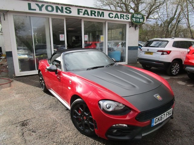 2017 67 Abarth 124 1.4 SPIDER T MULTIAIR 2d 170 BHP *SAT NAV*