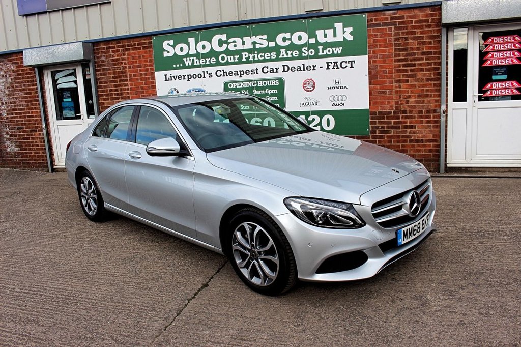 2018 68 MERCEDES-BENZ C-CLASS 2.1 C 220 D SPORT 4d AUTO 170 BHP
