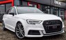 USED 2017 67 AUDI S3 2.0 S3 SPORTBACK QUATTRO 5d 306 BHP VAT QUALIFYING  HEATED SEATS+REV CAM+ROOF RAILS