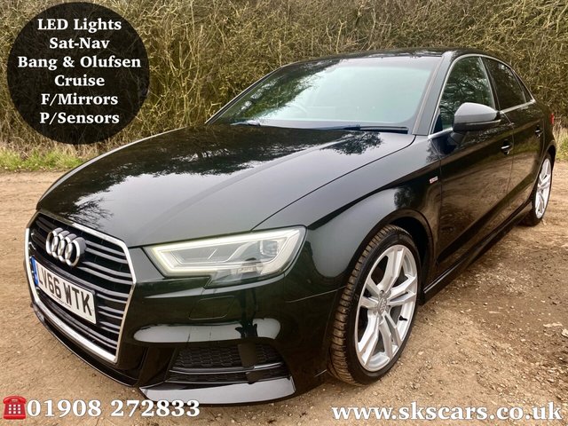 2016 66 Audi A3 1.4 TFSI S LINE 4d 148 BHP