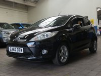 USED 2012 62 FORD FIESTA 1.2 ZETEC 3d 81 BHP LOW MILEAGE SERVICE HISTORY