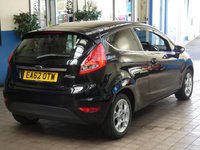 USED 2012 62 FORD FIESTA 1.2 ZETEC 3d 81 BHP LOW MILEAGE SERVICE HISTORY