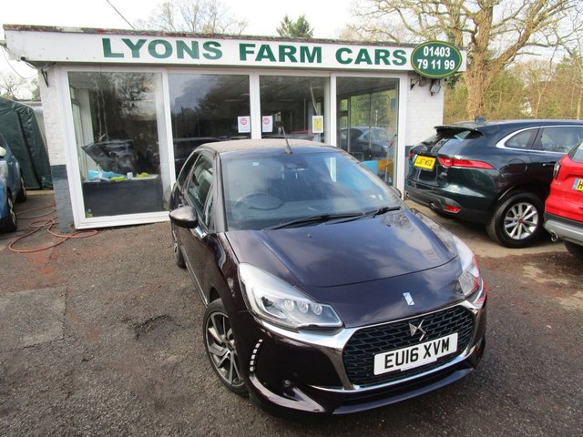 2016 16 DS DS 3 1.2 PURETECH PRESTIGE S/S 3d 129 BHP CONVERTIBLE