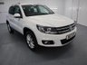 USED 2013 13 VOLKSWAGEN TIGUAN 1.4 SE TSI BLUEMOTION TECHNOLOGY 5d 158 BHP TALL RIDING CROSSOVER COMBINES THE USABILITY OF THE GOLF.
