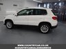 USED 2013 13 VOLKSWAGEN TIGUAN 1.4 SE TSI BLUEMOTION TECHNOLOGY 5d 158 BHP TALL RIDING CROSSOVER COMBINES THE USABILITY OF THE GOLF.