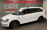 USED 2014 64 SKODA FABIA 1.6 MONTE CARLO TDI CR 5d 105 BHP PEARL WHITE WITH BLACK ACCENT PACK &pound;20 TAX